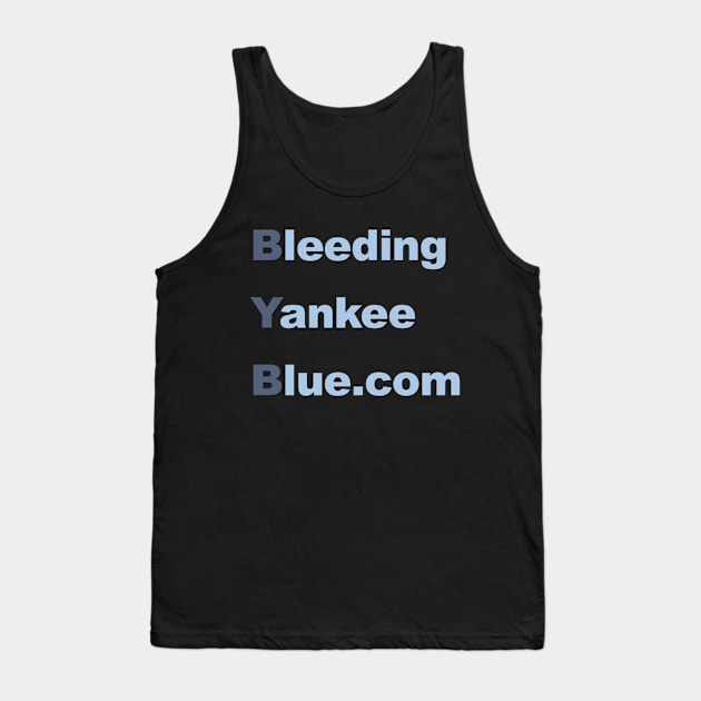 Alternate Design- Bleeding Yankee Blue Tank Top by Bleeding Yankee Blue